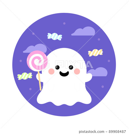 Obake with candy 89908487