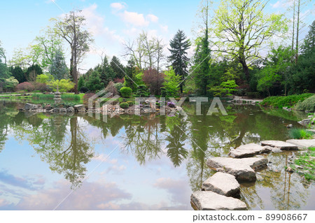 botanical garden of Wroclaw, Poland 89908667