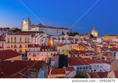 view of Alfama, Lisbon, Portugal view of Alfama, Lisbon, Portugal 89908679