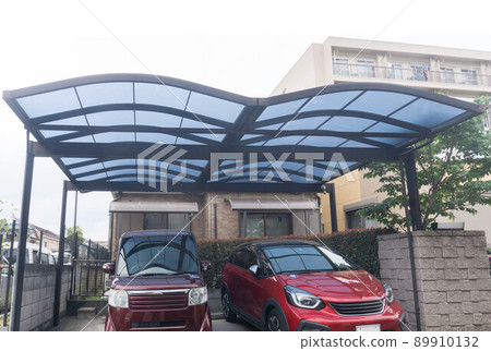 車棚聚碳酸酯屋頂住宅停車場 89910132
