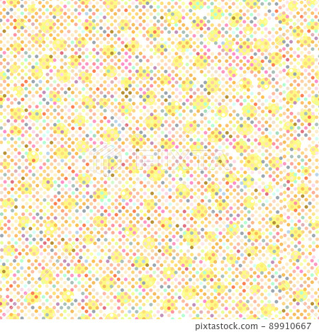 Abstract hand drown polka dots background. White dotted seamless pattern with color circles. Template design for invitation, poster, card, flyer, textile, fabric Abstract hand drown polka dots background. White dotted seamless pattern with color circles. Template design for invitation, poster, card, flyer, textile, fabric 89910667