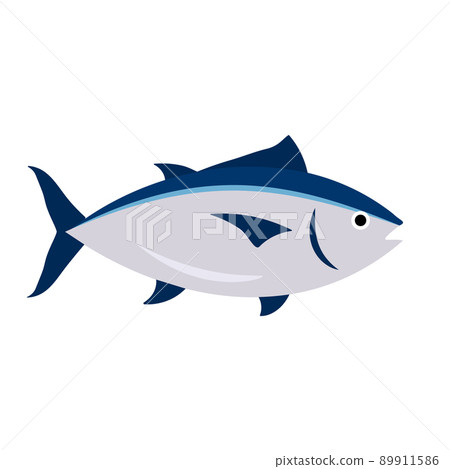 Tuna fish logo icon outline illustration. Salmon tuna fish line icon seafood logo Tuna fish logo icon outline illustration. Salmon tuna fish line icon seafood logo 89911586