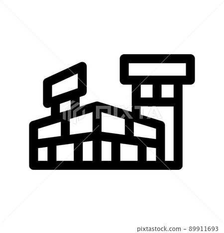 Illustration Vector Graphic of Mall Building Icon Illustration Vector Graphic of Mall Building Icon 89911693