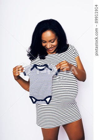 young pretty african american woman pregnant happy smiling, posing on white background isolated , lifestyle people concept copyspace close up young pretty african american woman pregnant happy smiling, posing on white background isolated , lifestyle people concept copyspace close up 89911914