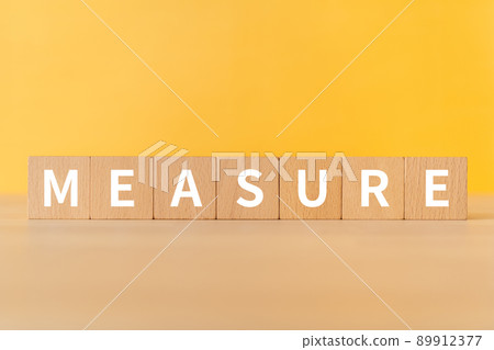 Image of measurement / measurement | Building blocks with "MEASURE" written on them Image of measurement / measurement | Building blocks with "MEASURE" written on them 89912377