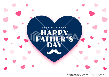 father's day hearts nice greeting design father's day hearts nice greeting design 89912448