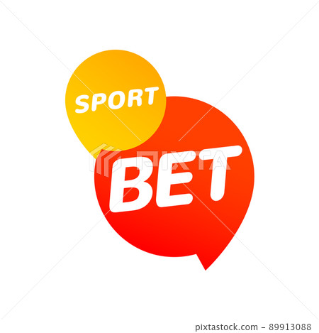 Sport bet logo icon. Live bet app football soccer vector icon 89913088