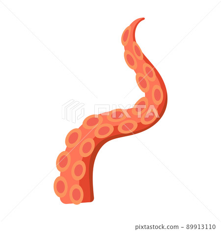 Octopus tentacle vector giant illustration monster sea creature. Octopus tentacle squid ocean icon Octopus tentacle vector giant illustration monster sea creature. Octopus tentacle squid ocean icon 89913110