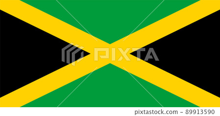Jamaica Flag vector national dirty silk jamaican icon. Jamaica flag pattern background Jamaica Flag vector national dirty silk jamaican icon. Jamaica flag pattern background 89913590