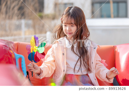 兒童 女孩 生活方式 玩 笑 89913626