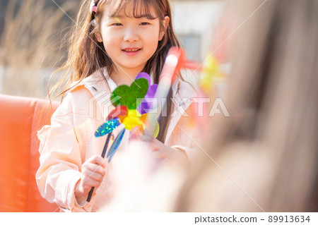 兒童 女孩 生活方式 玩 笑 89913634