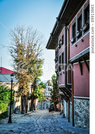 Plovdiv old town skyline Plovdiv old town skyline 89913665