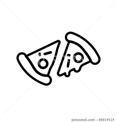 Illustration Vector Graphic of Pizza Icon Illustration Vector Graphic of Pizza Icon 89914514