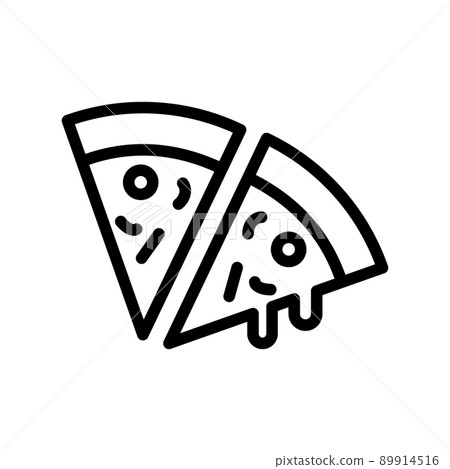 Illustration Vector Graphic of Pizza Icon 89914516