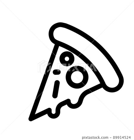 Illustration Vector Graphic of Pizza Icon Illustration Vector Graphic of Pizza Icon 89914524
