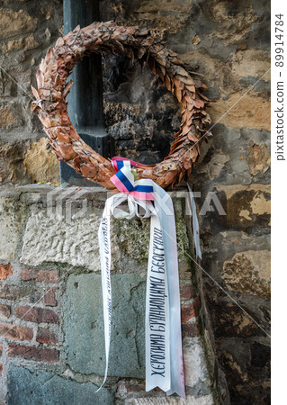 Wreath laid at Belgrade Fortress in honor of the defenders of Belgrade in WW1 Wreath laid at Belgrade Fortress in honor of the defenders of Belgrade in WW1 89914784