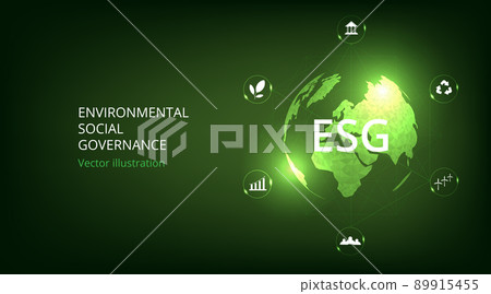 Environmental Social and Governance concept. 89915455