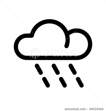 Illustration Vector Graphic of Rain Icon 89916488