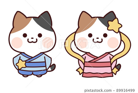 Orihime and Hikoboshi's calico cat Orihime and Hikoboshi's calico cat 89916499