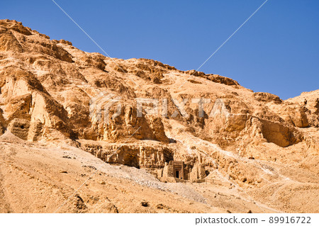Ancient ruins in the Valley of the Kings in Luxor, Egypt Ancient ruins in the Valley of the Kings in Luxor, Egypt 89916722