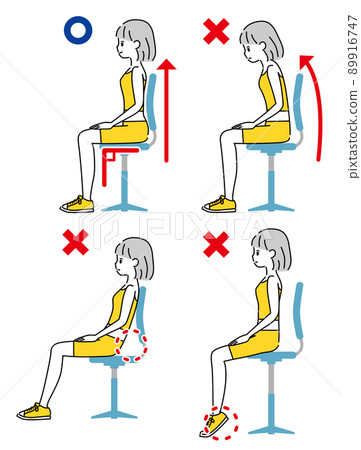 姿勢椅 89916747