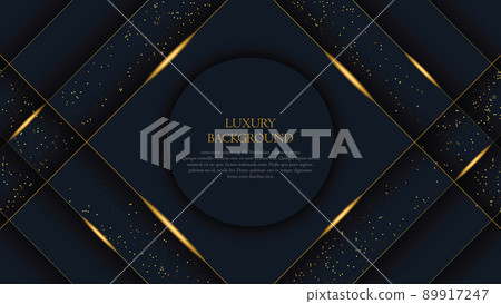 Luxury backgrounds with golden line. elegant realistic paper cut style 3d. Vector illustration about precious and beautiful feeling., modern minimal banner. vector illustration 89917247