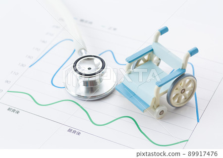 Wheelchair and graph 89917476