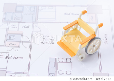 Wheelchair and housing drawings 89917478