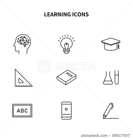 Training course - Free education icons