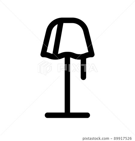 Illustration Vector Graphic of Stand Lamp Icon 89917526