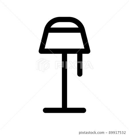 Illustration Vector Graphic of Stand Lamp Icon 89917532