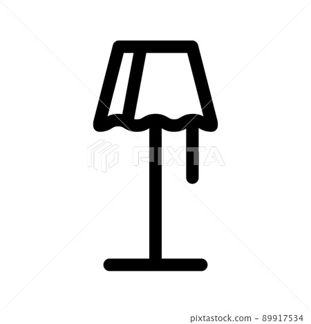 Illustration Vector Graphic of Stand Lamp Icon 89917534