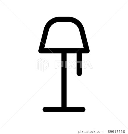 Illustration Vector Graphic of Stand Lamp Icon 89917538