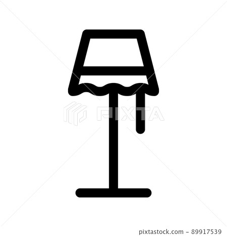 Illustration Vector Graphic of Stand Lamp Icon 89917539