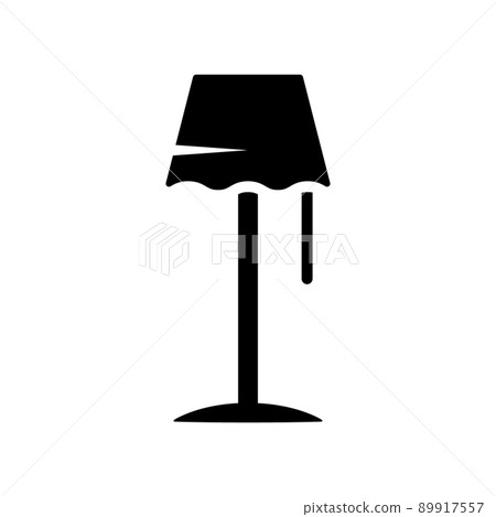 Illustration Vector Graphic of Stand Lamp Icon 89917557