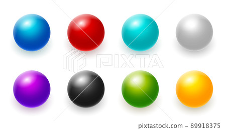 Rainbow 3d ball blue red sphere yellow vector isolated color circle bubble icon Rainbow 3d ball blue red sphere yellow vector isolated color circle bubble icon 89918375