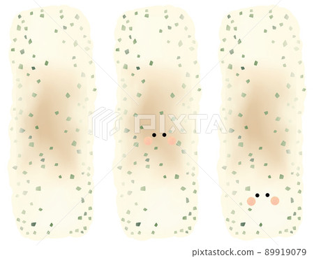 Chikuwa fried Isobe with and without face Chikuwa fried Isobe with and without face 89919079