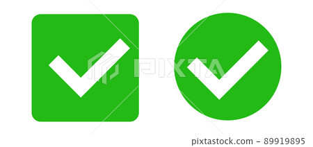 Checkmark icon set Checkmark icon set 89919895