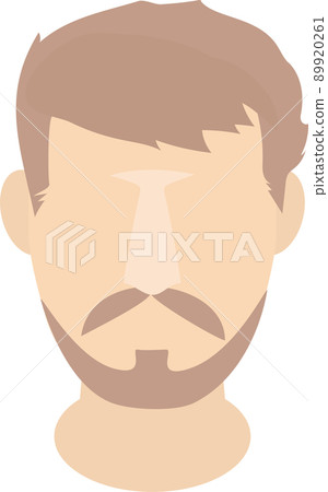 Male beard anchor Male beard anchor 89920261