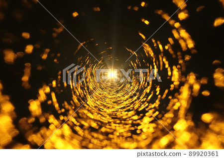 Background material with the image of a warp in outer space (image of a wormhole) 89920361