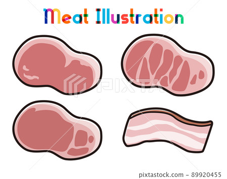 簡單可愛的肉插圖集 簡單可愛的肉插圖集 89920455