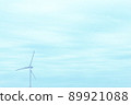 風車和風力發電的天空 89921088