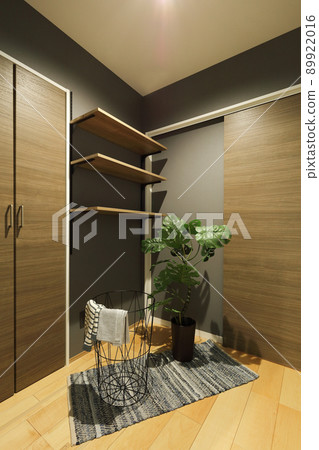 Designer's house Fashionable dressing room 89922016