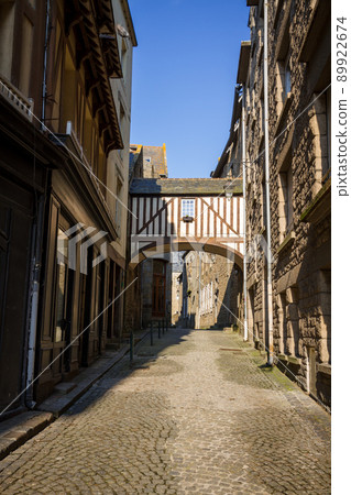 Street in the city of Saint-Malo, Brittany, France Street in the city of Saint-Malo, Brittany, France 89922674