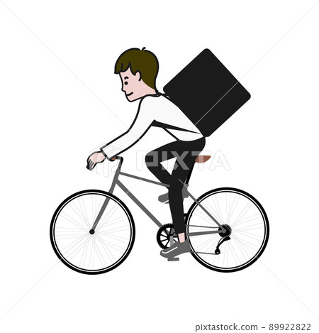 j Pop and cute line drawing vector illustration of a cyclist j Pop and cute line drawing vector illustration of a cyclist 89922822