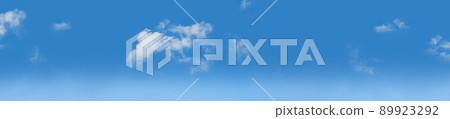 Sky blue background extra wide banner. small white clouds Sky blue background extra wide banner. small white clouds 89923292