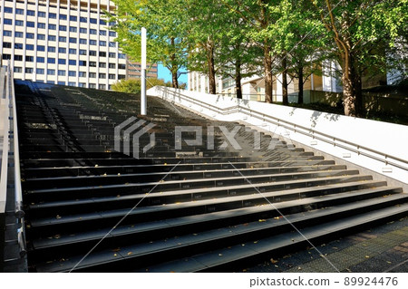 A large staircase engraved with the year from 1580 to 2008 at Kasumigaseki Common Gate A large staircase engraved with the year from 1580 to 2008 at Kasumigaseki Common Gate 89924476