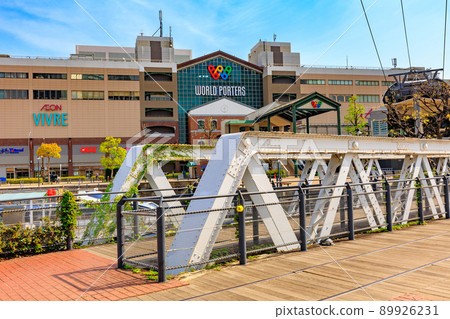 Cityscape from the train road in Yokohama City, Kanagawa Prefecture Port No. 3 Bridge and Yokohama World Porters Cityscape from the train road in Yokohama City, Kanagawa Prefecture Port No. 3 Bridge and Yokohama World Porters 89926231