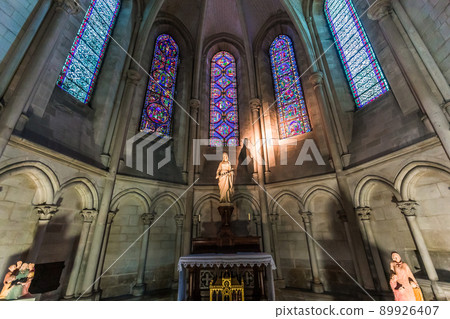 Interiors of the cathedral, Troyes, France Interiors of the cathedral, Troyes, France 89926407
