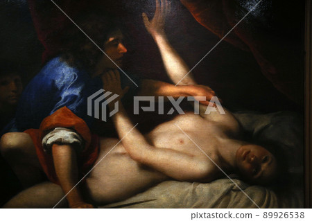 interiors of the Ca Rezzonico palace, Venice, Italy 89926538